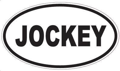 JOCKEY - Oval Sticker