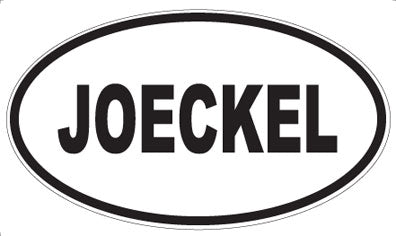 JOECKEL - Oval Magnet