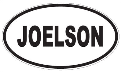 JOELSON - Oval Magnet