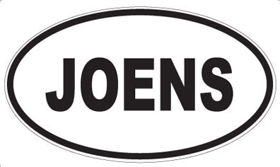 JOENS - Oval Magnet