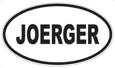 JOERGER - Oval Magnet