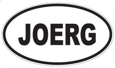 JOERG - Oval Magnet