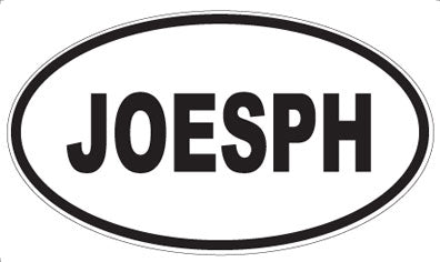 JOESPH - Oval Magnet