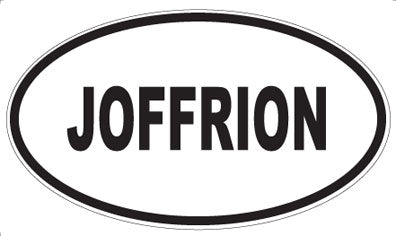 JOFFRION - Oval Magnet