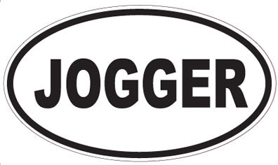 JOGGER - Oval Sticker