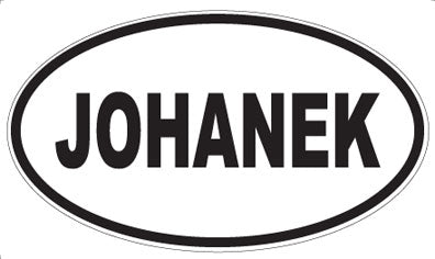 JOHANEK - Oval Magnet