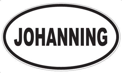 JOHANNING - Oval Magnet
