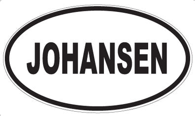 JOHANSEN - Oval Magnet