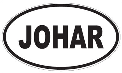 JOHAR - Oval Magnet
