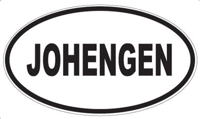 JOHENGEN - Oval Magnet