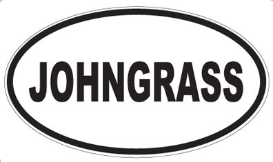 JOHNGRASS - Oval Magnet