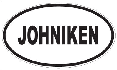 JOHNIKEN - Oval Magnet
