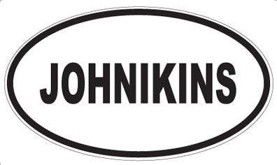 JOHNIKINS - Oval Magnet