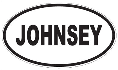 JOHNSEY - Oval Magnet