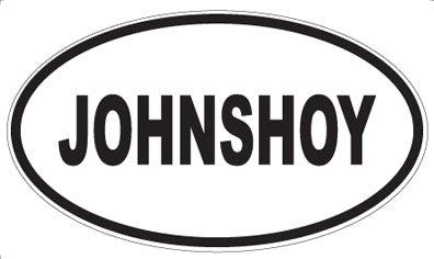 JOHNSHOY - Oval Magnet