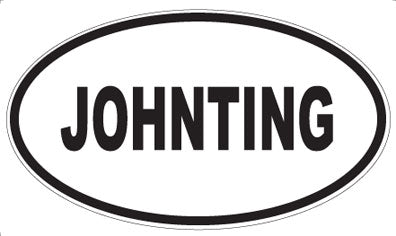 JOHNTING - Oval Magnet