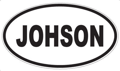 JOHSON - Oval Magnet