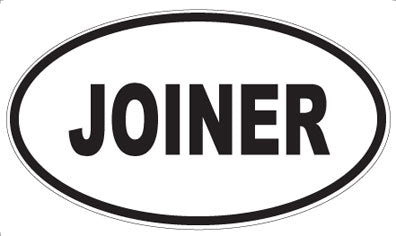 JOINER - Oval Magnet