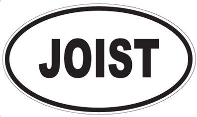 JOIST - Oval Magnet