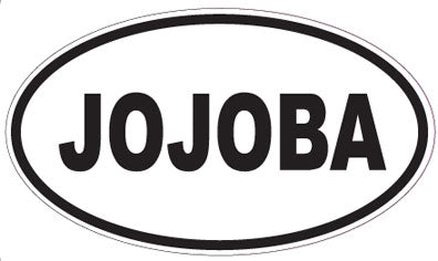 JOJOBA - Oval Sticker