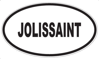 JOLISSAINT - Oval Magnet