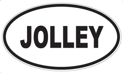 JOLLEY - Oval Magnet