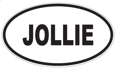 JOLLIE - Oval Magnet
