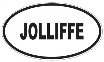 JOLLIFFE - Oval Magnet