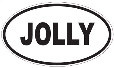 JOLLY - Oval Magnet