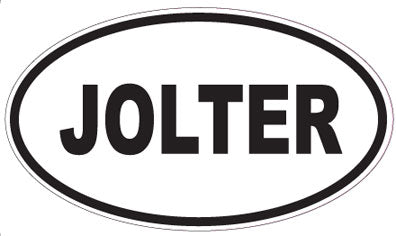 JOLTER - Oval Sticker