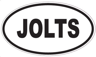 JOLTS - Oval Sticker