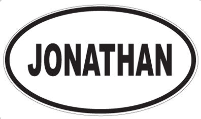 JONATHAN - Oval Magnet