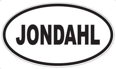 JONDAHL - Oval Magnet
