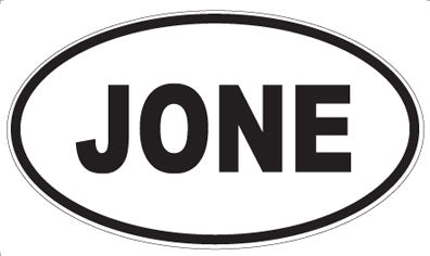 JONE - Oval Magnet