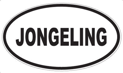 JONGELING - Oval Magnet