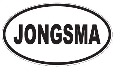 JONGSMA - Oval Magnet