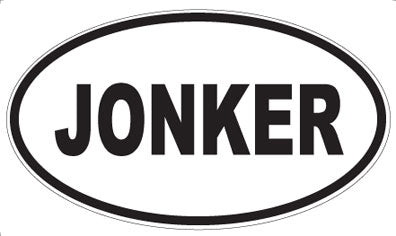 JONKER - Oval Magnet