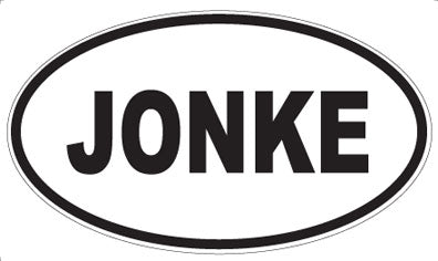 JONKE - Oval Magnet