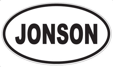 JONSON - Oval Magnet