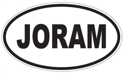 JORAM - Oval Sticker