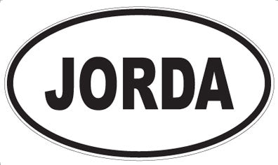 JORDA - Oval Magnet