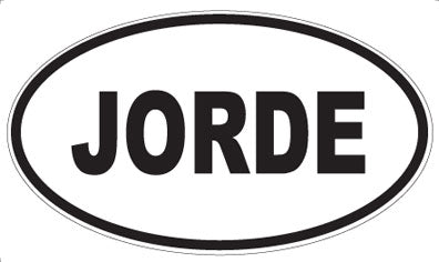 JORDE - Oval Magnet