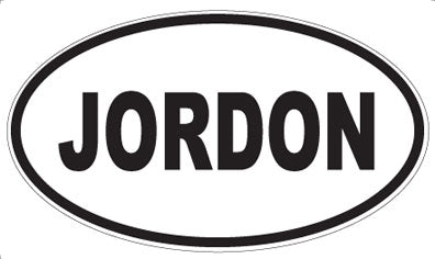 JORDON - Oval Magnet