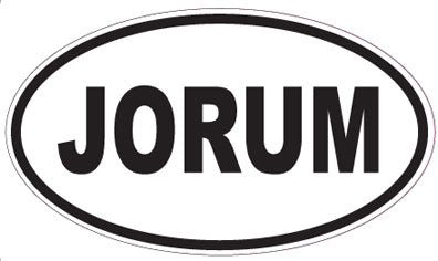 JORUM - Oval Sticker