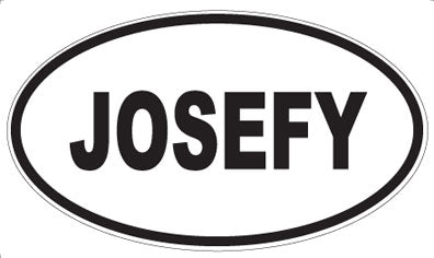JOSEFY - Oval Magnet