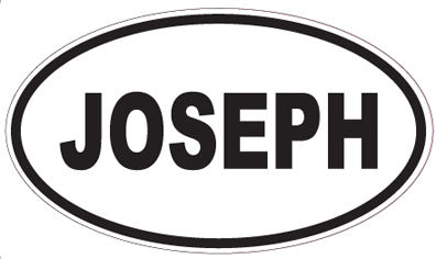 JOSEPH - Oval Sticker