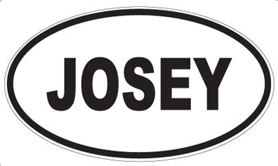 JOSEY - Oval Magnet