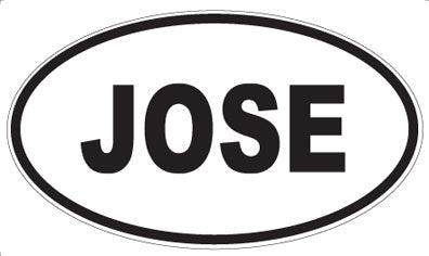 JOSE - Oval Magnet