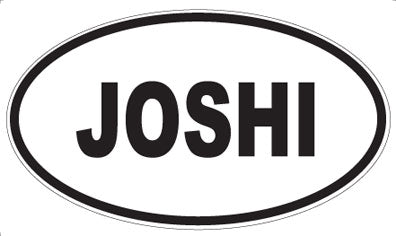 JOSHI - Oval Magnet