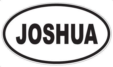 JOSHUA - Oval Magnet